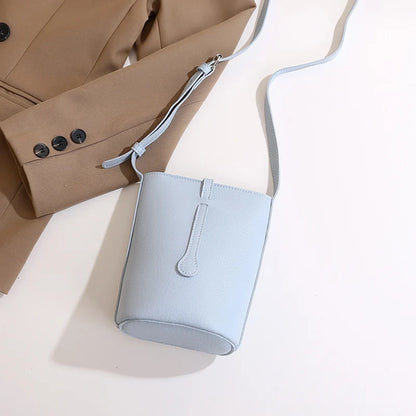 Bolso de cuero sintético suave para mujer, bandolera de gran capacidad con bolsillo para el móvil