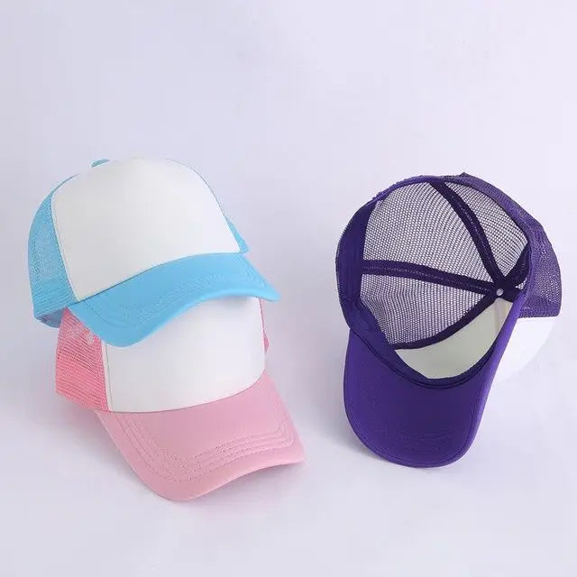 Gorra Trucker de Malla de 5 Paneles con Logotipo Personalizado – Gorra de Béisbol Ajustable para Hombres y Mujeres, Equipos Deportivos y Uso al Aire Libre en Verano