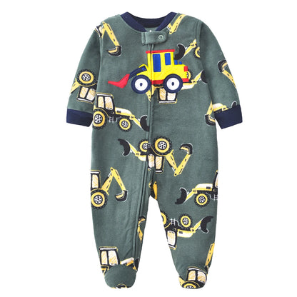 2026 Unisex Baby Fleece Romper – Warm Winter Jumpsuit for Newborn Boys & Girls, Soft Infant Clothing for Babies & Toddlers