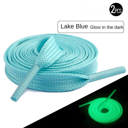 2PCS Glow-in-the-Dark Shoelaces – 100/120/160cm Luminous Colorful Shoe Laces for Kids & Children, Party Accessories & Gifts