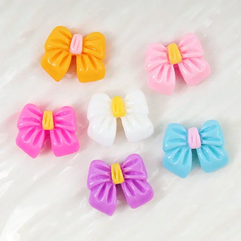 30/300pcs Mini Breloques en Résine Bonbon Fleur Amour – Mignons Accessoires de Bricolage pour Nail Art, Barrettes à Cheveux, Scrapbooking, Bijoux Faits Main et Projets Créatifs pour Enfants