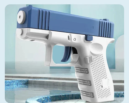Pistola de agua eléctrica de alta presión – Pistola de agua Super Soaker recargable para juegos de verano al aire libre, piscinas infantiles y actividades acuáticas