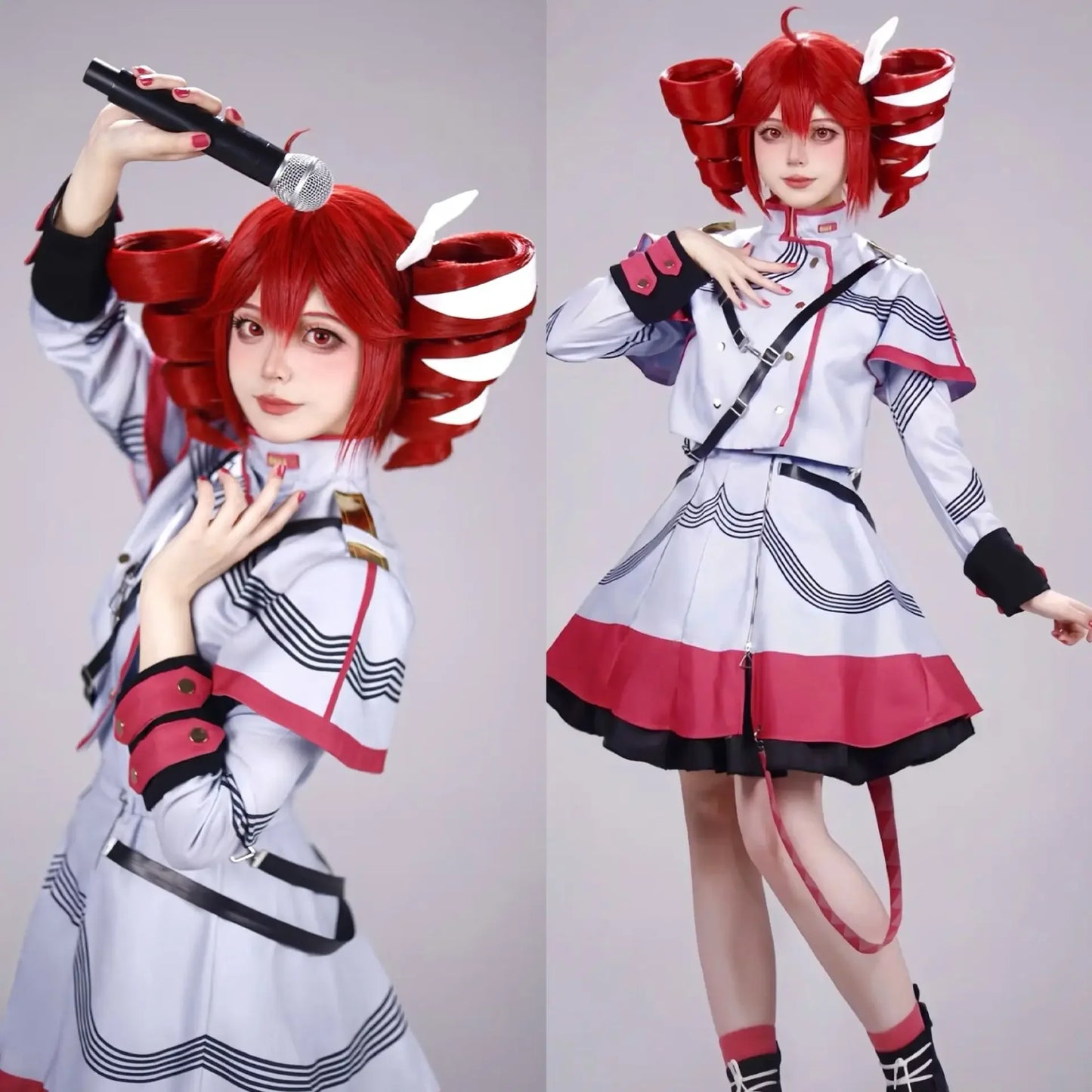 Anime Cosplay Costume Full Set with Wig & Shoes – Women's Halloween Outfit