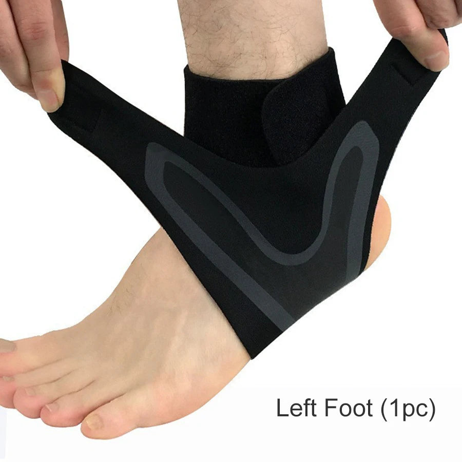 WRELS Sports Ankle Brace – Adjustable Compression Support Sleeve with Breathable Elastic Strap for Fitness & Athletics