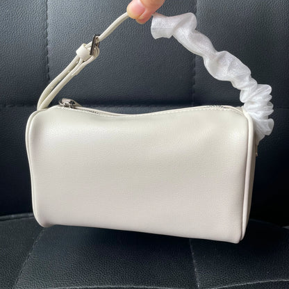 Bolso bandolera retro de cuero dividido de los 90 para mujer – Mini bolso de hombro de lujo 2026, bolso de moda de gamuza de piel de vaca suave con correa de un solo hombro para estilo casual y vintage