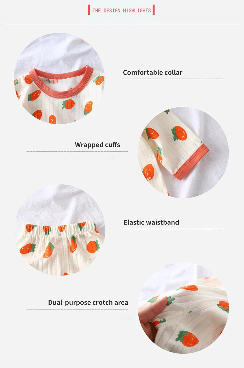 Conjunto de Pijama de Algodón para Niños – Pijama de Manga Larga y Pantalones para Verano en Casa y Habitaciones con Aire Acondicionado