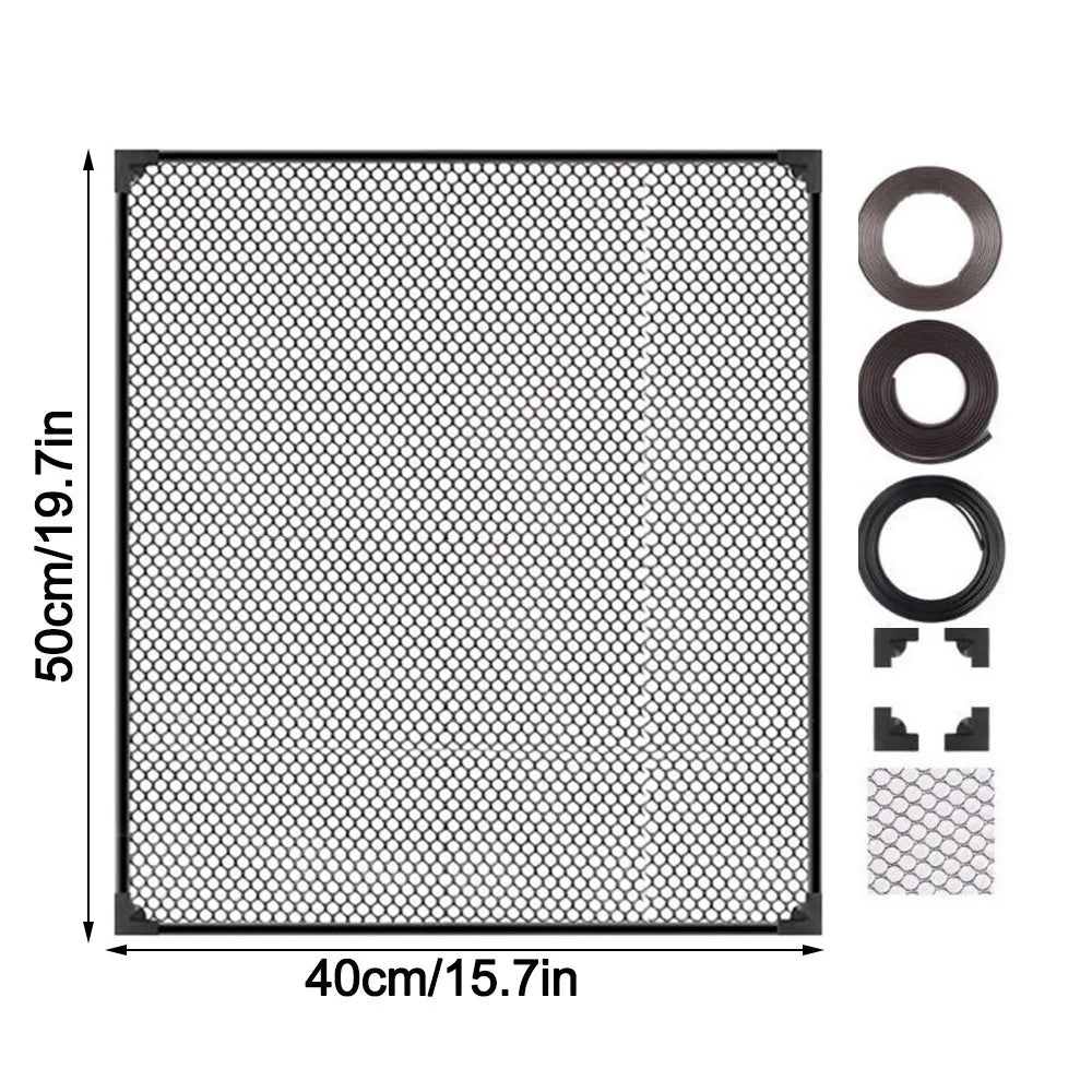 Magnetic Fish Tank Lid Cover – Sturdy DIY Mesh Aquarium Cover with Easy Installation for Fish & Turtle Tanks, Protective Net Lid