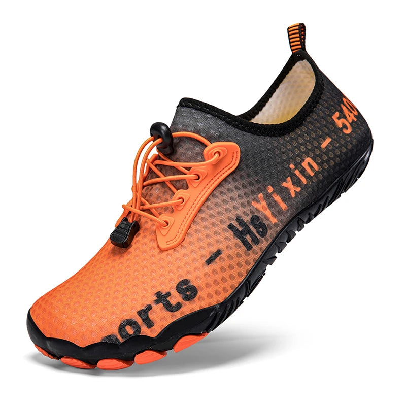 Kids' Aqua Water Shoes – Breathable Barefoot Shoes with Anti-Bump Toe & Drainage Design for Hiking, Wading & Outdoor Activities
