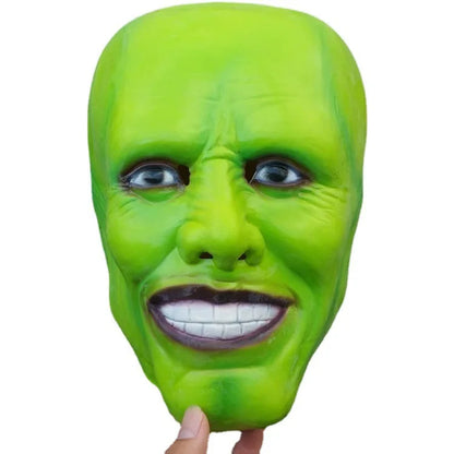 The Mask (Jim Carrey Inspired) Cosplay Costume – Yellow Suit with Green Mask & Hat for Halloween, Carnival & Masquerade Roleplay