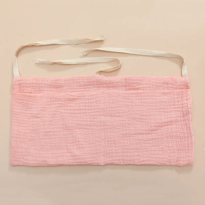 Organizador Colgante para Cuna de Bebé – Cesta de Almacenamiento para Mesita de Noche con 2 Bolsillos para Pañales, Juguetes, Ropa y Artículos Esenciales para Bebés