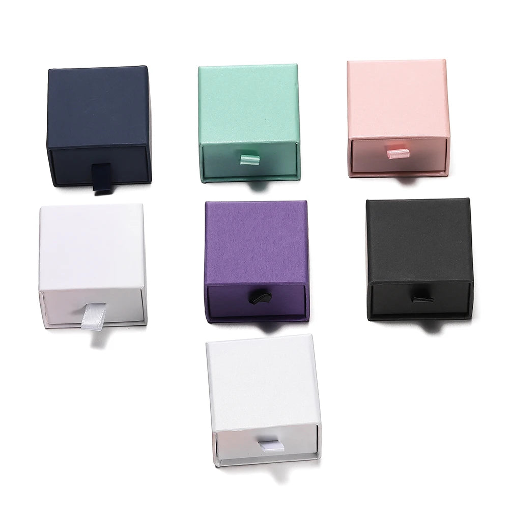 Caja de Regalo Creativa con Cajón para Joyas – Anillos, Collares, Pendientes y Pulseras – Estuche de Lujo para Exhibición y Empaque de Joyería