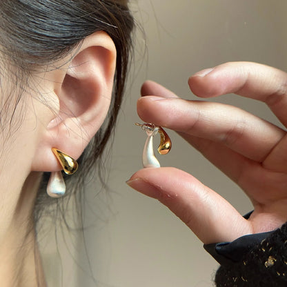 XIYANIKE French Waterdrop Ear Stud Earrings – Vintage Fashion Jewelry for Women & Girls, Elegant Drop Earrings for New Year, Party, Valentine’s Day Gifts & Special Occasions