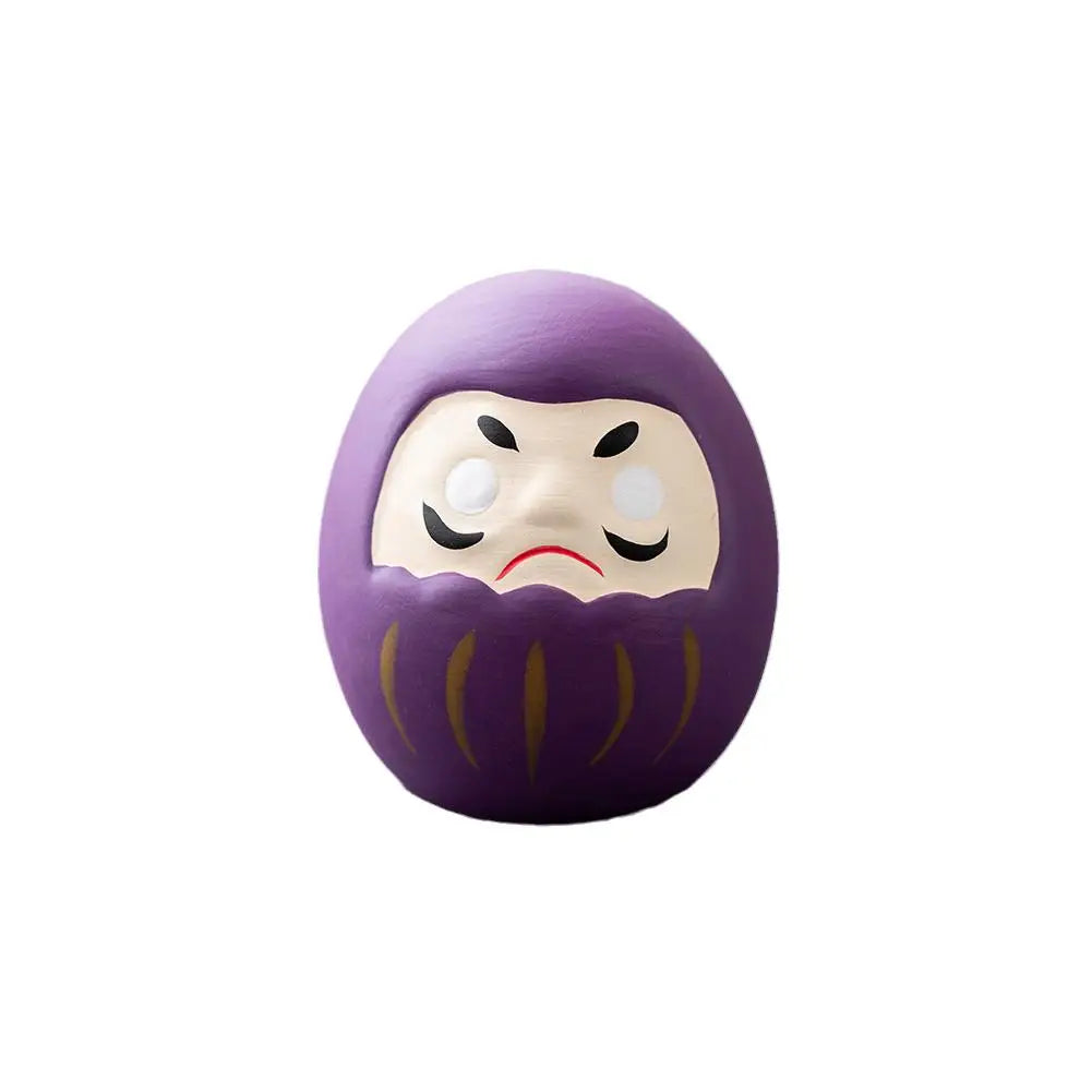 Japanese Daruma Doll Figurine – Traditional Ceramic Lucky Fortune Charm, Miniature Home Decor Ornament & Cultural Gift