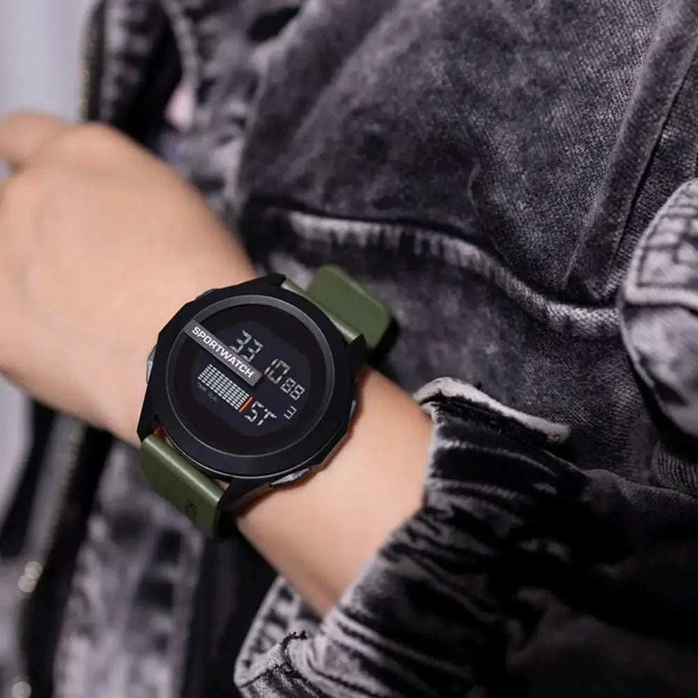Men’s Multifunction LED Digital Sport Watch (Waterproof, Fitness, Alarm)