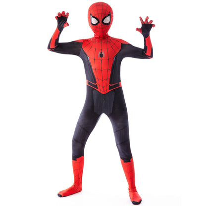 Kids Miles Morales Superhero Costume – Anime-Inspired Zentai Bodysuit Cosplay Outfit for Halloween, Parties & Dress-Up