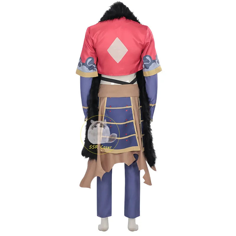 Cosmic Princess Kaguya Inspired Cosplay Costume – Komazawa Rai Mikado Akira Uniform Set with Wig for Men Halloween, Carnival & Roleplay Party