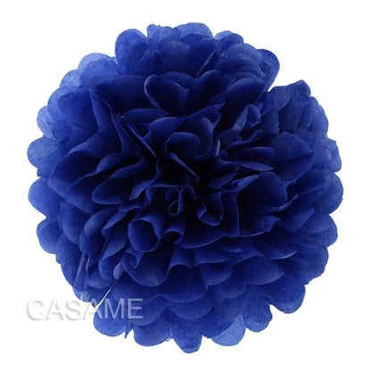 5PCS Tissue Paper Pom Poms – 4–12 Inch Paper Flower Balls for Weddings, Birthdays & Party Decorations