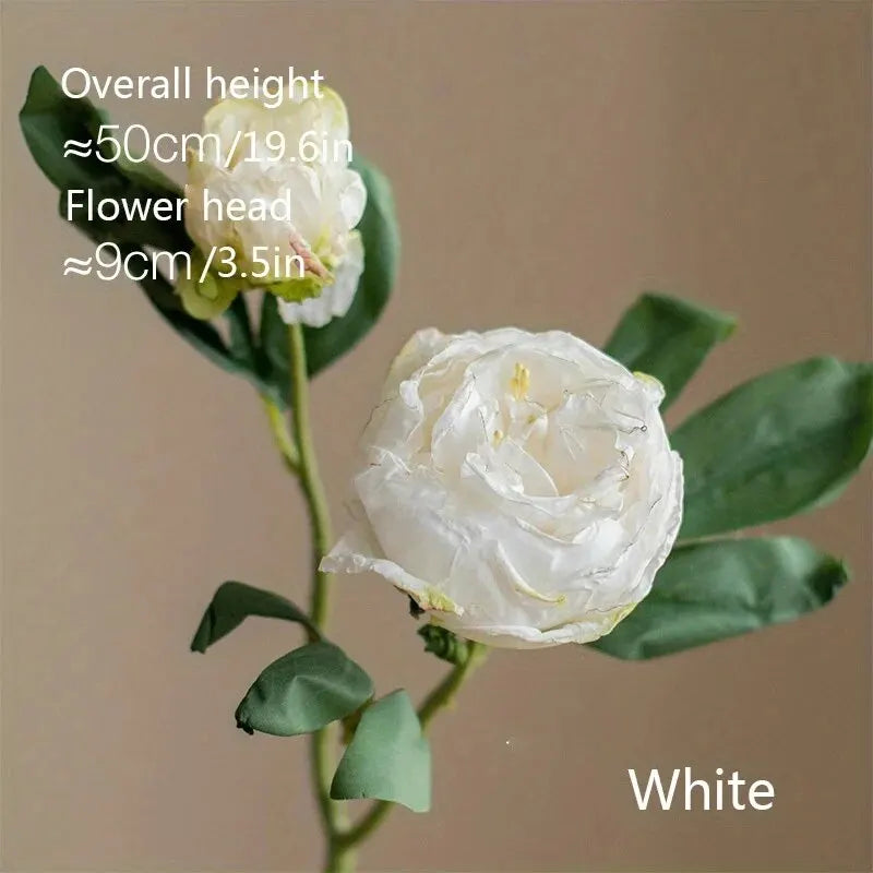 Bouquet de pivoines artificielles – Composition florale artificielle pour la décoration de la maison, du salon et de la table