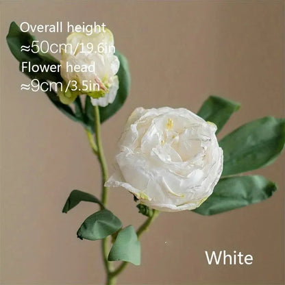 Bouquet de pivoines artificielles – Composition florale artificielle pour la décoration de la maison, du salon et de la table