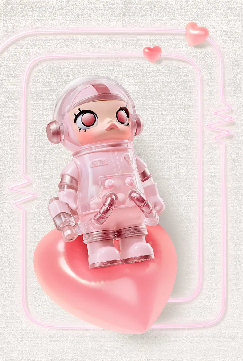 POP MART MEGA Space Molly 100% – Série 4e anniversaire – Boîte Mystère Figurines de Collection