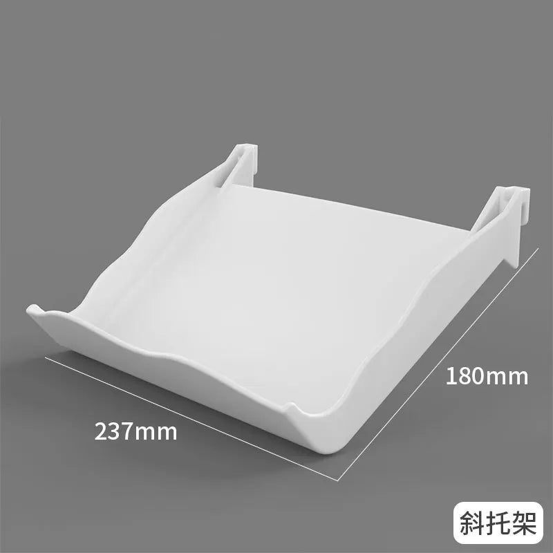 Organizador de pared de tablero perforado sin taladros – Panel de almacenamiento modular con estantes y accesorios para cocina, baño y sala de juegos