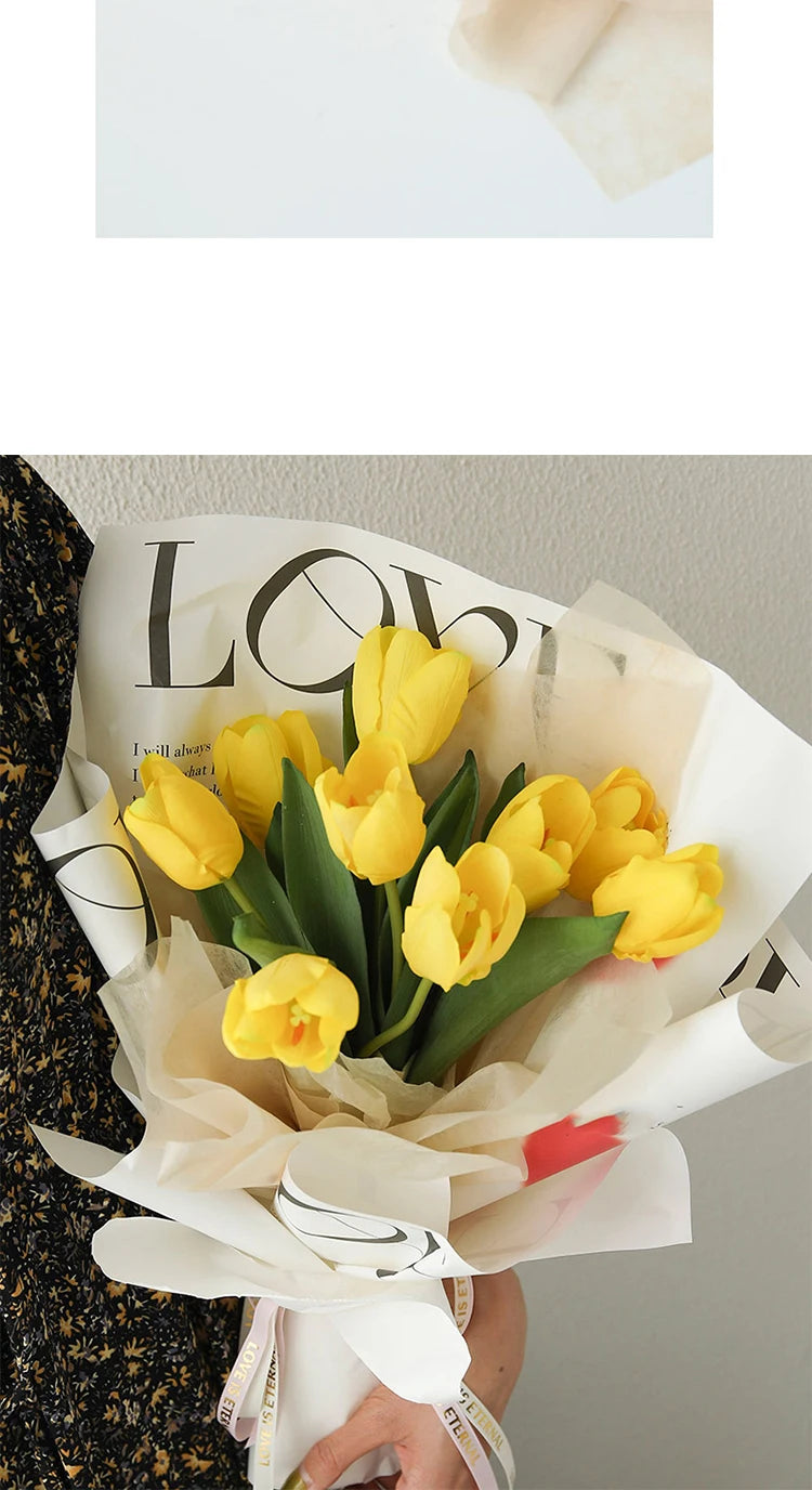 40 hojas de papel de envolver flores no tejido impermeable para ramos, arreglos florales y empaques de regalo