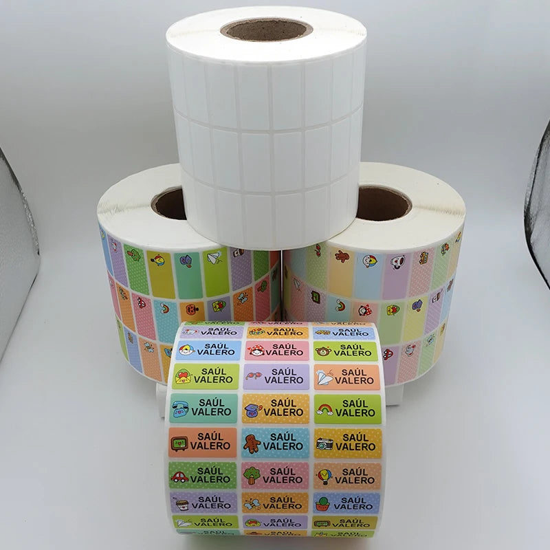 Autocollants personnalisés imperméables avec nom de bébé – Étiquettes autocollantes personnalisables pour la maternelle, les fournitures scolaires des enfants, la papeterie, les vêtements et les objets personnels