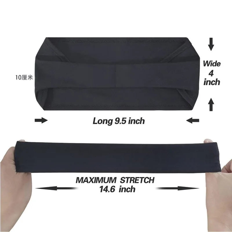 Cinta de sudor deportiva para hombres y mujeres – Banda elástica elástica para el cabello que absorbe el sudor para correr, gimnasio, yoga y fitness | Venda transpirable de secado rápido
