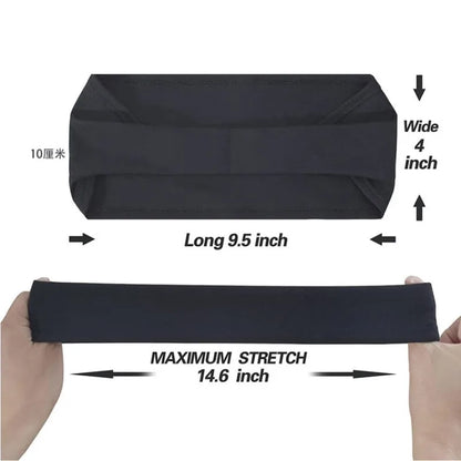 Cinta de sudor deportiva para hombres y mujeres – Banda elástica elástica para el cabello que absorbe el sudor para correr, gimnasio, yoga y fitness | Venda transpirable de secado rápido