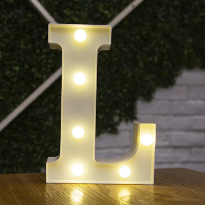 Alphabet & Number LED Night Lights – Personalized Letter Lamps for Birthday Parties, Weddings, Bedrooms, Wall Decor & Home Decorations