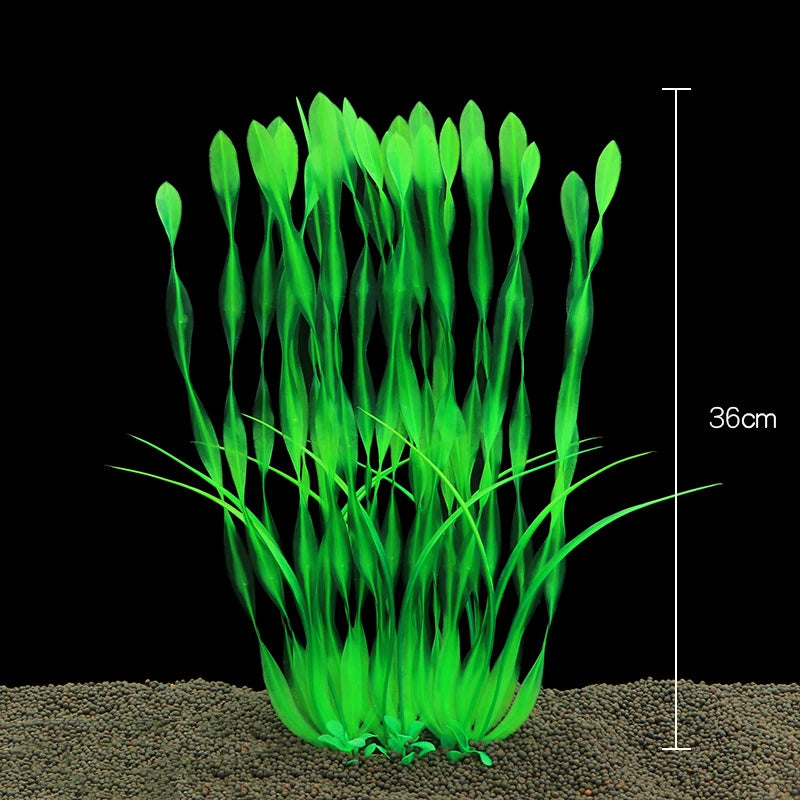 Artificial Aquarium Plants – Plastic Aquatic Underwater Plants for Fish Tank Decoration, Aquascaping & Aquarium Accessories