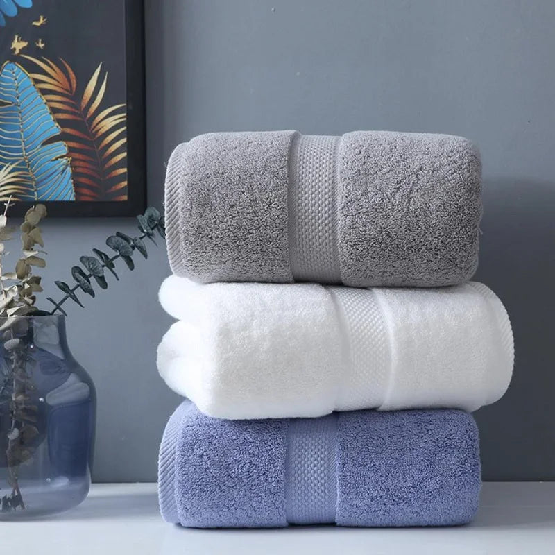 Soft Cotton Bath Towel – Large Absorbent Bathroom, Beach & Spa Towel for Home