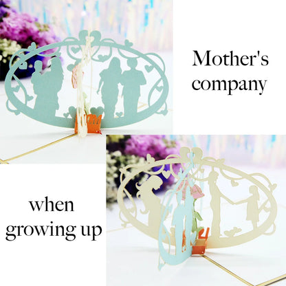 3D Pop-Up Greeting Card – Happy Birthday, Mother’s Day, Father’s Day, Love Mom Dad, Rose Flower, Easter & Thank You Gift