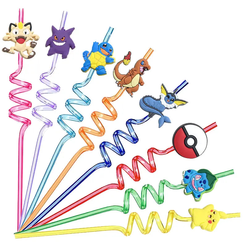 Pokémon Pikachu Birthday Party Decorations Tableware Set – Paper Cups, Plates, Tablecloth, Straws, Banner & Napkins for Kids Party Supplies