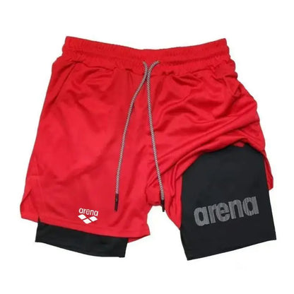 Men's Quick-Dry Gym Shorts – Lightweight Breathable Beach Surf Board Shorts for Running, Training & Summer Sports