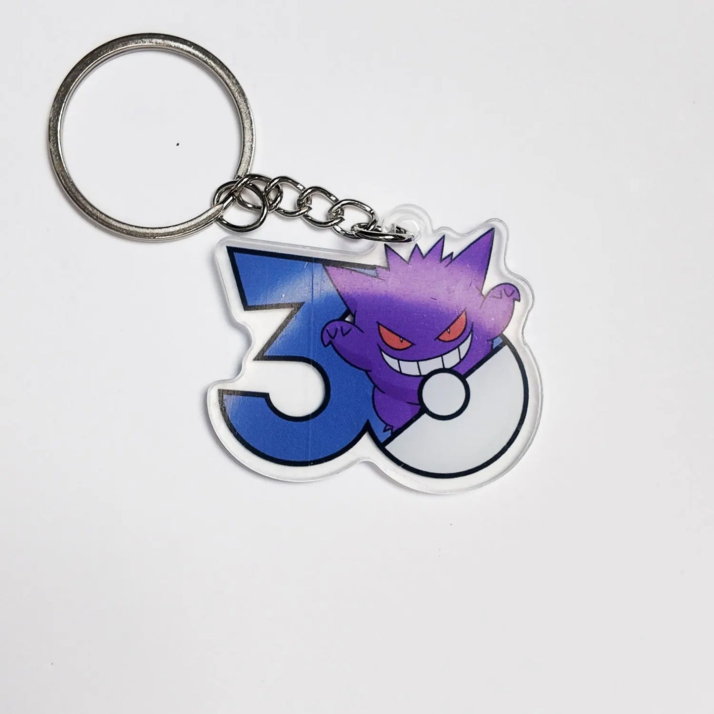 Pokémon 30th Anniversary Acrylic Keychain – Captain Pikachu, Eevee & Eeveelutions (50 Styles)