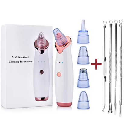 Electric Blackhead Remover & Pore Cleaner – Facial Vacuum Suction Tool for Blackheads, Acne & Pore Care, Portable Skin Cleaning Device