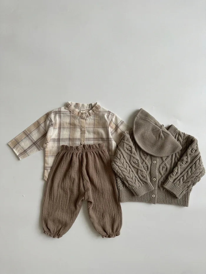 Pantalones de Bebé de Algodón Orgánico – Pantalones Suaves de Muselina Estampados para Recién Nacidos y Niños Pequeños, Parte de Abajo Informal y Adorable para Usar en Primavera, Verano, Otoño e Invierno