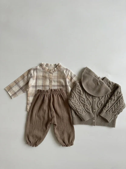 Pantalones de Bebé de Algodón Orgánico – Pantalones Suaves de Muselina Estampados para Recién Nacidos y Niños Pequeños, Parte de Abajo Informal y Adorable para Usar en Primavera, Verano, Otoño e Invierno