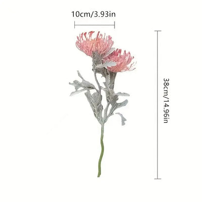 Flores artificiales de crisantemo araña – Decoración floral de crisantemo sintético realista para el hogar, habitaciones, bodas, Navidad, Pascua y arreglos de mesa