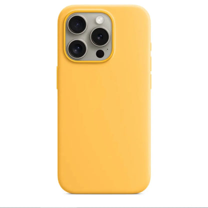 Coque MagSafe en silicone liquide pour iPhone 15 Pro Max – Housse de protection magnétique compatible avec la recharge sans fil