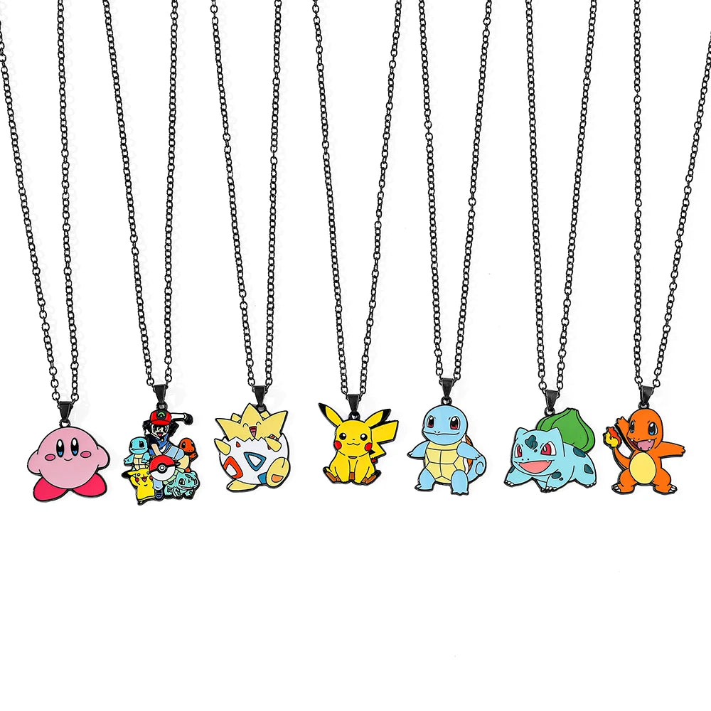 Pokémon Metal Figure Toy – Pikachu, Squirtle, Psyduck & Charmander Collectible Gift