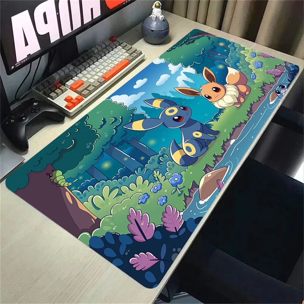 Pokémon XXL Gaming Mouse Pad – 900×400 Extended Anime Desk Mat (Pikachu Cartoon Playmat)