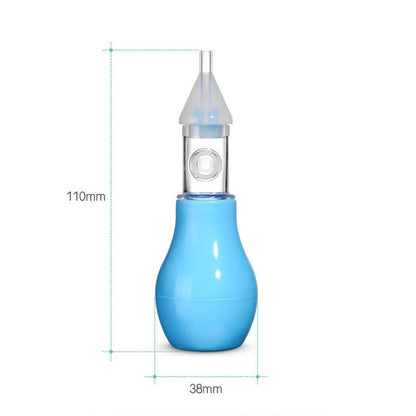 Aspirador Nasal de Silicona para Bebés – Limpiador Manual de Nariz para Lactantes y Niños Pequeños