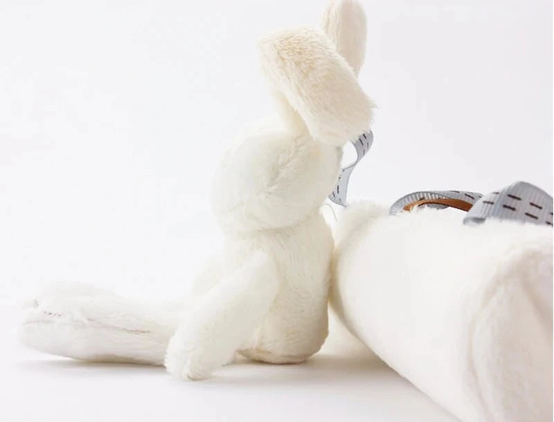Peluche Colgante Conejito 2025 – Sonajero Suave para Bebés, Juguete Multifuncional para Cochecito y Cuna, Juguete Sensorial para Bebés y Regalo de Baby Shower