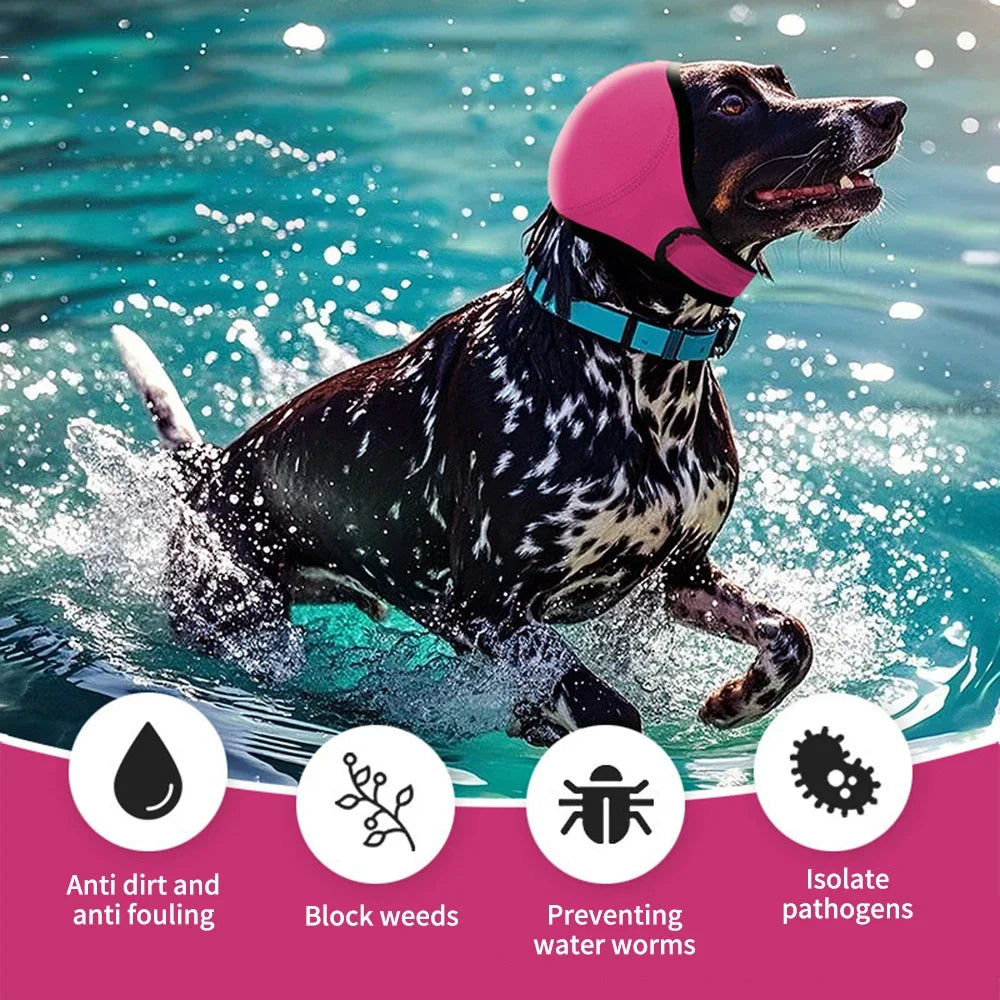 Dog Noise Reduction Ear Muffs – Waterproof Swimming Headgear & Sound-Insulating Ear Covers for Emotional Soothing and Comfort