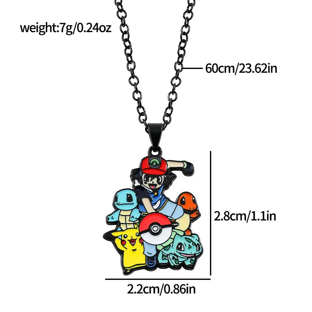 Pokémon Metal Figure Toy – Pikachu, Squirtle, Psyduck & Charmander Collectible Gift