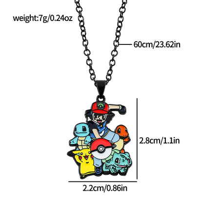 Pokémon Metal Figure Toy – Pikachu, Squirtle, Psyduck & Charmander Collectible Gift