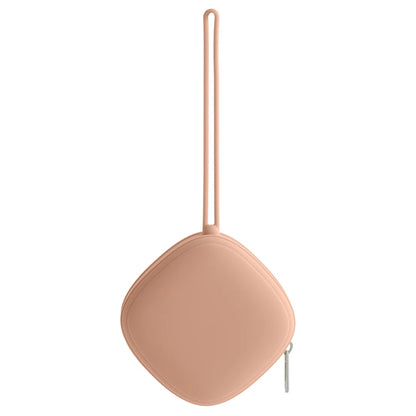 Étui portable pour sucette de bébé – Boîte de rangement en silicone de qualité alimentaire avec fermeture éclair pour voyage et accessoires pour bébé