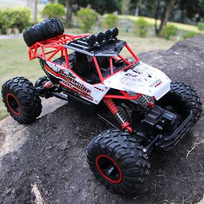 Oike Coche teledirigido 4x4 todoterreno 4WD RC Rock Crawler, coche RC de carreras y drifting todoterreno para niños y adultos